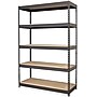 Lorell Riveted Steel Shelving, Black, 72" (LLR60624)~#|#~s0661533_sc7