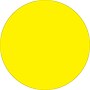 Tape Logic 2" Circle Inventory Label, Fluorescent Yellow, 500/Roll~#|#~s0708859_sc7