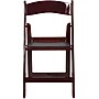 Flash Furniture HERCULES™ Vinyl Armless Folding Chair, Red Mahogany, 32/Pack~#|#~s0710881_sc7