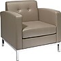 Office Star Ave Six® Faux Leather Wall Street Arm Chair, Smoke~#|#~s0717937_sc7
