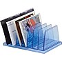 Officemate Blue Glacier Standard Sorter, 7 compartments, Blue, 3 1/2"H x 5 1/2"W x 8 1/4"D~#|#~s0718490_sc7