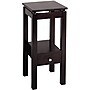 Winsome Linea 29.49" x 13.3" x 13.3" Composite Wood Phone Stand With Chrome Accent, Dark Brown (92714)~#|#~s0730868_sc7