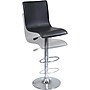 Winsome Spectrum Faux Leather Full Back Bar Stool, Adjustable Height, Black (93145)~#|#~s0730951_sc7