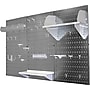 Wall Control 4' Metal Pegboard Standard Workbench Kit, Galvanized Tool Board and White Accessories~#|#~s0734162_sc7