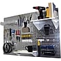 Wall Control 4' Metal Pegboard Standard Workbench Kit, Galvanized Tool Board and White Accessories~#|#~s0734163_sc7
