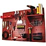 Wall Control 4' Metal Pegboard Standard Workbench Kit, Red Tool Board and Red Accessories~#|#~s0734179_sc7