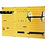 Wall Control 4' Metal Pegboard Standard Workbench Kit, Yellow Tool Board and Black Accessories~#|#~s0734191_sc7