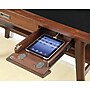 Inspired by Bassett Evans Writing Desk, Umber Finish Wood with Black Glass Inlay~#|#~s0735397_sc7