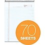 TOPS Docket Gold Notepad, 8 1/2" x 11 3/4", Project Ruled, Burgundy, 70 Sheets/Pad (99701)~#|#~s0747989_sc7
