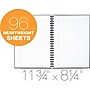 TOPS Royale Professional Notebooks, 8.25" x 11.75", College Ruled, 96 Sheets, Gray/Silver (25332)~#|#~s0748025_sc7