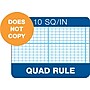TOPS Graph Pad, 8.5" x 11", Quad Ruled, White, 50 Sheets/Pad (TOP35101)~#|#~s0748054_sc7