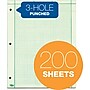 TOPS Notepad, 8.5" x 11", Quad Ruled, Green, 200 Sheets/Pad (TOP35502)~#|#~s0748066_sc7
