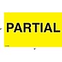Decker Tape "Partial" Label, 3" x 5", 500/Roll (DL2586C)~#|#~s0750772_sc7