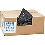 Classic Linear Low-Density Can Liners Trash Bags, 0.9 mil Thickness, Black, 56 gal, 100/Carton (WEBWRM48)~#|#~s0760717_sc7