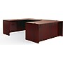 Offices to Go Superior Laminate Executive Desk Bundle, American Mahogany (TDOTG1-AML)~#|#~s0763657_sc7
