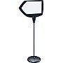 MasterVision Floor Stand Sign Holder, Arrow, 63"H Adjustable, 25" x 17" Sign, Steel Frame, Black (BVCSIG01010101)~#|#~s0773436_sc7