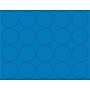 MasterVision Interchangeable Circle Magnets, Blue, 3/4" Dia., 20/Pack~#|#~s0775167_sc7
