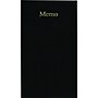 Memo Pad, 3-5/8"x6", 100 Pages, White Paper/Black Cover (A435)~#|#~s0781425_sc7