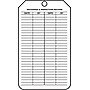 Accuform 5 3/4" x 3 1/4" PF-Cardstock Fire Inspection Tag "FIRE..", Red/Black On White, 25/Pack (MGT208CTP)~#|#~s0784679_sc7