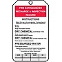 Accuform 5 3/4" x 3 1/4" PF-Cardstock Fire Inspection Tag "FIRE..", Red/Black On White, 25/Pack (MGT208CTP)~#|#~s0784680_sc7