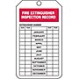 Accuform 5 3/4" x 3 1/4" PF-Cardstock Fire Inspection Tag "TO FIRE..", Red On White, 25/Pack (TRS218CTP)~#|#~s0784778_sc7