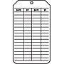 Accuform 5.75" x 3.25" PF-Cardstock Status Tags "INSPECTION REC..", Black On White, 25/Pack (TRS307CTP)~#|#~s0784784_sc7