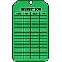 Accuform 5 3/4" x 3 1/4" RP-Plastic Safety Tags "ATTENTION..", Black On Green, 25/Pack (TRS328PTP)~#|#~s0784790_sc7