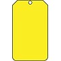 Accuform 5 3/4" x 3 1/4" PF-Cardstock Scaffold Tags "CAUTION THI..", Black On Yellow, 25/Pack (TSS102CTP)~#|#~s0784798_sc7