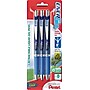 Pentel EnerGel RTX Retractable Gel Pens, Needle Tip Fine Point, Blue Ink, 3/Pack (BLN75BP3C)~#|#~s0792630_sc7