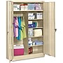 Tennsco® Jumbo Combination Steel Storage Cabinet, Putty, 78H x 48W x 24"D~#|#~s0796127_sc7