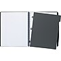 Cambridge® Accents Notebook, 100 Sheets, Bungee Closure, Silver, 9 1/2" x 6" (45240)~#|#~s0796290_sc7