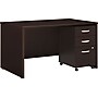 Bush Business Furniture Westfield 48W Desk with Pre-Assembled 3Dwr Mobile Pedestal, Mocha Cherry~#|#~s0801643_sc7