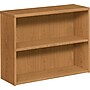 HON 10500 Series 2-Shelf Bookcase, 29 5/8"H x 36"W x 13 1/8"D, Harvest (H105532CC)~#|#~s0802695_sc7