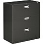 HON® Brigade® 600 Series Lateral Files; 3-Drawer, 36" Wide, Charcoal~#|#~s0802744_sc7