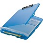 Low Profile Storage Clipboard, 1" Capacity, Holds 8 1/2 x 11, Translucent Blue~#|#~m000210591_sc7