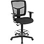Lorell Ratchet Back Mesh Mid-Back Chair, Black~#|#~s0807319_sc7