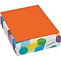 Mohawk BriteHue Multipurpose Colored Paper, 8 1/2" x 11", Orange, 500 Sheets/Ream~#|#~s0808458_sc7