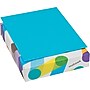 Mohawk BriteHue Multipurpose Colored Paper, 8 1/2" x 11", Blue, 500 Sheets/Ream~#|#~s0808460_sc7