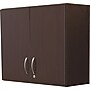 Safco® Modular Break Room Breakroom Wall Cabinet, Asian Night/Black, 30"H x 36"W x 14"D~#|#~s0808853_sc7