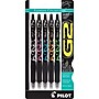 Pilot G2 Fashion Collection Retractable Gel Pens, Fine Point, Black Ink, 5/Pack  (31373)~#|#~s0810487_sc7