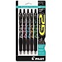 Pilot G2 Fashion Collection Retractable Gel Pens, Fine Point, Black Ink, 5/Pack  (31373)~#|#~s0814518_sc7