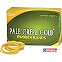 Alliance Rubber Company Pale Crepe Gold Size #19 Rubber Band, 3.5" x 0.06", Approx. 1890/Pack, 1 lb. Box (20195)~#|#~s0816210_sc7