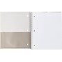 Staples Accel 1-Subject Notebook, 8.5" x 11", College Ruled, 100 Sheets, White (25539M)~#|#~s0818083_sc7