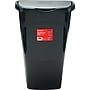 Brighton Professional Plastic Swing Lid Trash Cans, Black, 10.25 gal. (BPR26403)~#|#~s0820061_sc7