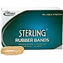 Alliance Rubber Sterling Multi-Purpose #19 Rubber Bands, 3.5" x 0.0625", Natural Crepe, 1700/Pack (24195)~#|#~s0820569_sc7