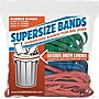 Alliance Rubber Company SuperSize Assorted Size Rubber Bands, Red, Green, and Blue, 24/Pack, Resealable Bag (08997)~#|#~s0820614_sc7