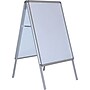 Staples® Blank Indoor/Outdoor Sidewalk Sign, White/Silver, 24" x 36" Aluminum Frame Board~#|#~4E2BE659-7E1E-41CE-BDE166101A5258BF_sc7
