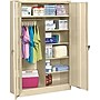 Tennsco® Jumbo Combination Steel Storage Cabinet, Putty, 78H x 48W x 24"D~#|#~s0822085_sc7