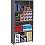 Tennsco® Closed Commercial Steel Shelving, 5-Shelf, Medium Gray, 75Hx36Wx12"D~#|#~s0822122_sc7