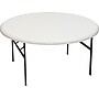Iceberg® IndestrucTables TOO™ 1200 Series Folding Table, 60" Round, Platinum~#|#~s0831243_sc7